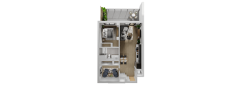 1 Bedroom plus Den A