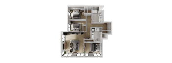 3 Bedroom 2 Bathroom A