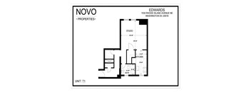 the floor plan of novo apartments essex street
