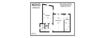 the floor plan of the little apt