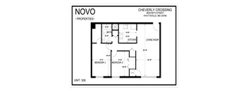 the floor plan of the crossing affordable housing project