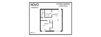the floor plan of the crossing affordable housing unit