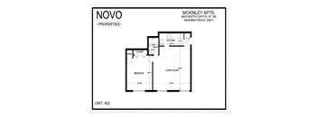 the floor plan of novo apts