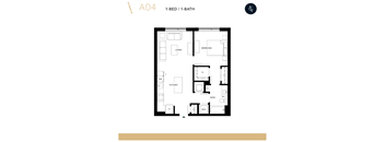 a floor plan of a bedroom apartment