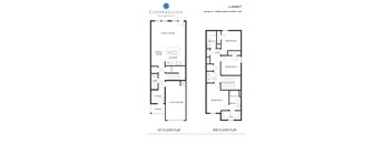 A floor plan for a Cooperzadeh Management property shows the layout for the first and second floors.