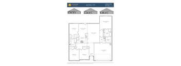 A floor plan for the Camden Homes Model 1715.