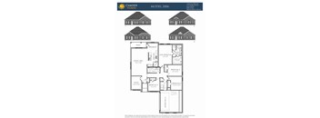 A floor plan for a home by Camden Homes is shown with labeled rooms and dimensions.
