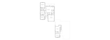 A floor plan of a house with a garage and a game room.