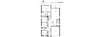 A floor plan for a Cooperzadeh 2083 model home.