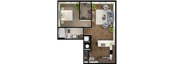 1 Bed, 1 Bath A5