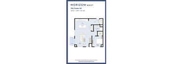 A floor plan of a studio apartment with a bathroom and a balcony.