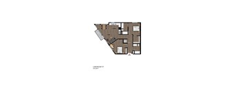 A floor plan of a 2 bedroom apartment is shown.