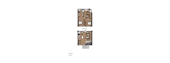 A diagram shows a 1st floor with 114 square feet and a 2nd floor with an entry, kitchen, and living room.