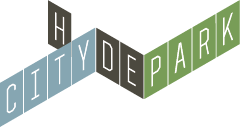 City park logo with a green background.