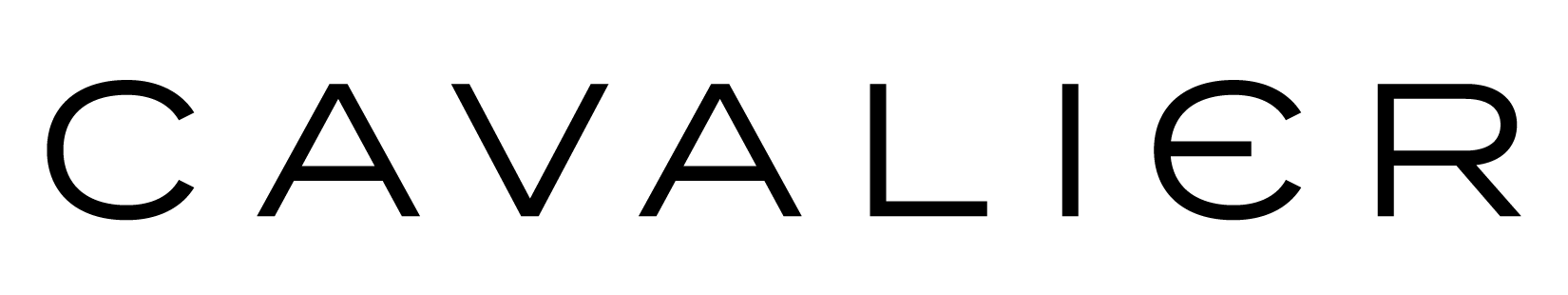 The image displays the word "CAVALIER" in large, bold letters.