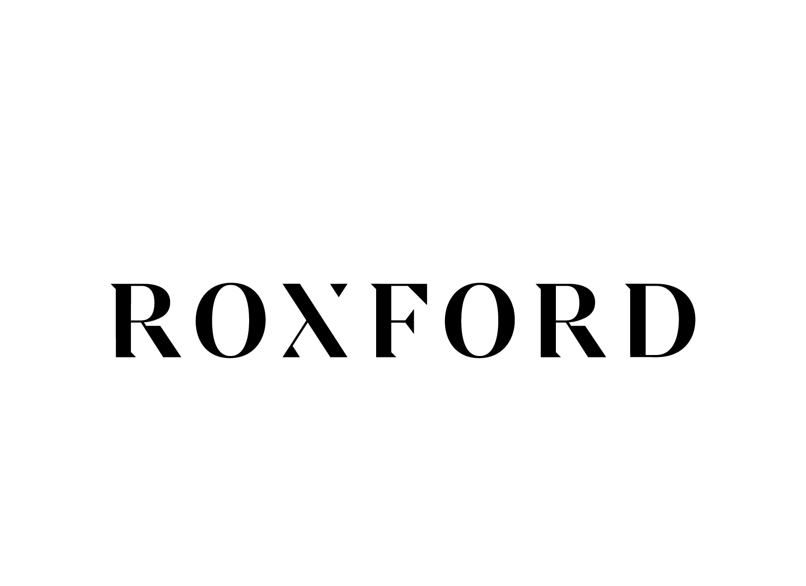 A green background with the word "ROXFORD" written in white.