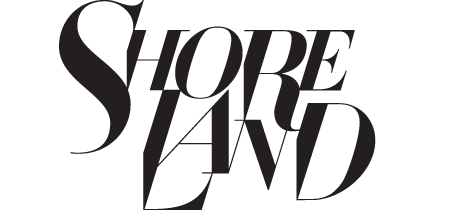 The image displays the word "SHORE" in a stylized font.