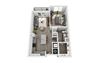 1 Bedroom 1 Bath 732 sqft (A2) Floor Plan 1 Bedroom 1 Bath 732 sqft (A2) Floor Plan at The Ellis, Savannah, 31404
