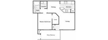 1bedroom 1bathroom deluxe  892SF