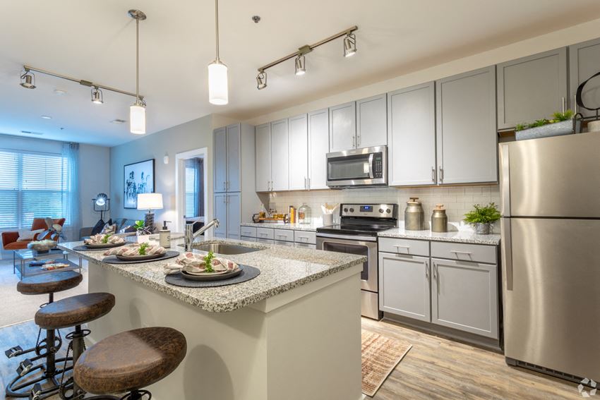 Modern Kitchen with Stainless Steel Appliances Modern Kitchen with Stainless Steel Appliances, at NorthPointe, Greenville, 29601