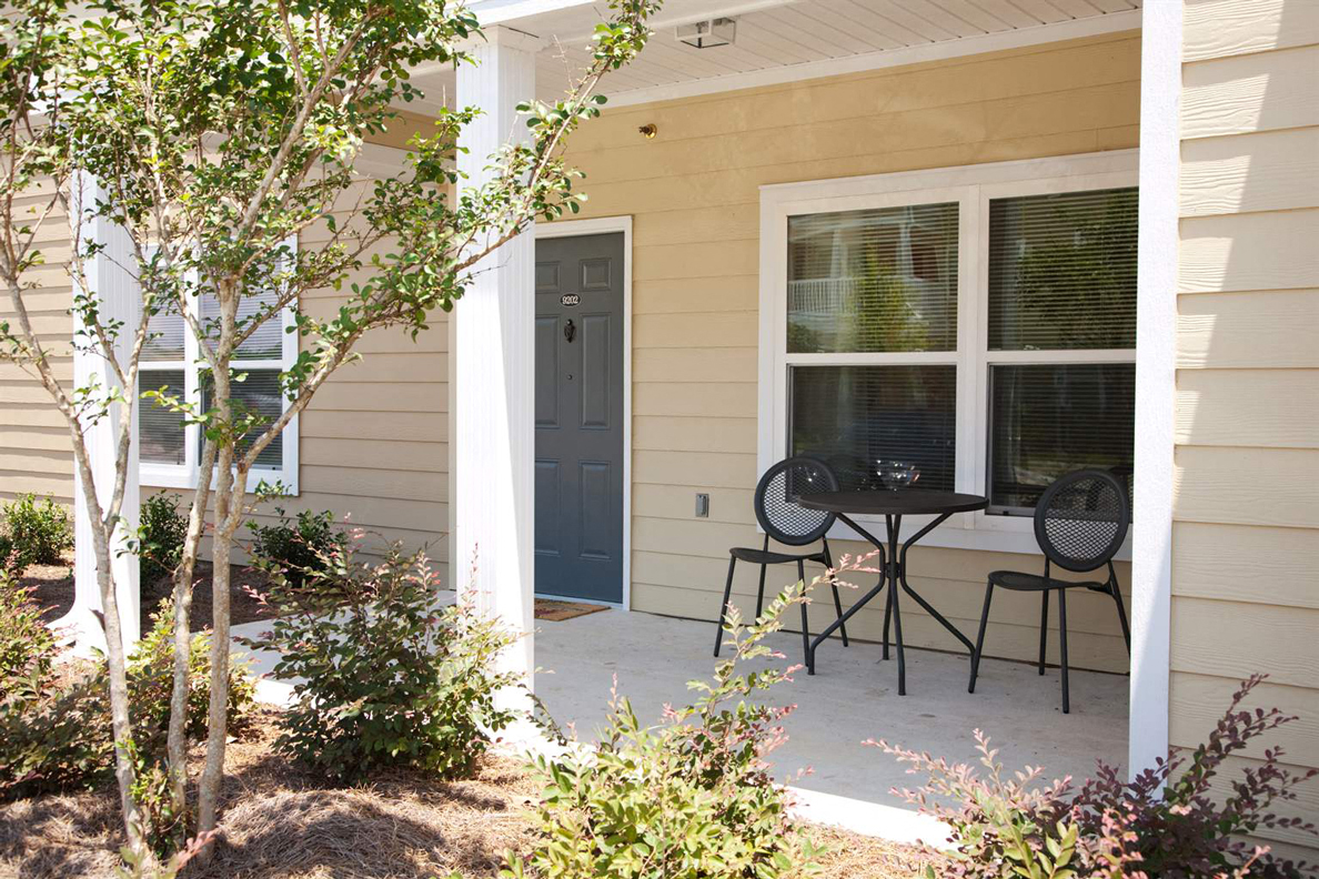 Airy patio space at Houma Highlands, Houma, LA, 70360
