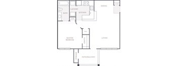 803 square ft 1 bed 1 bath apartment at the columns at bear creek