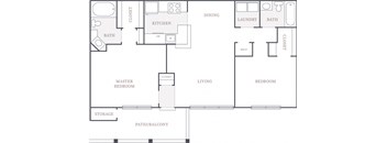 a floor plan of a home