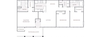 a floor plan of a home