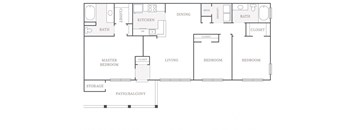 3 Bedroom, 2 Bathroom, 1461Sft at The Columns at Coldbrook Station, Port Wentworth, Georgia