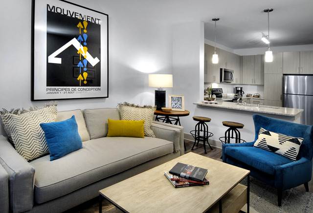 Studio apartment at The Ellis Apartments in Savannah, GA