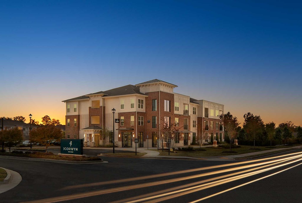 Night View Of Property at The Corwyn South Point, McDonough