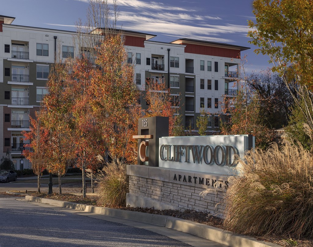 Welcoming Property Signage at The Cliftwood, Georgia