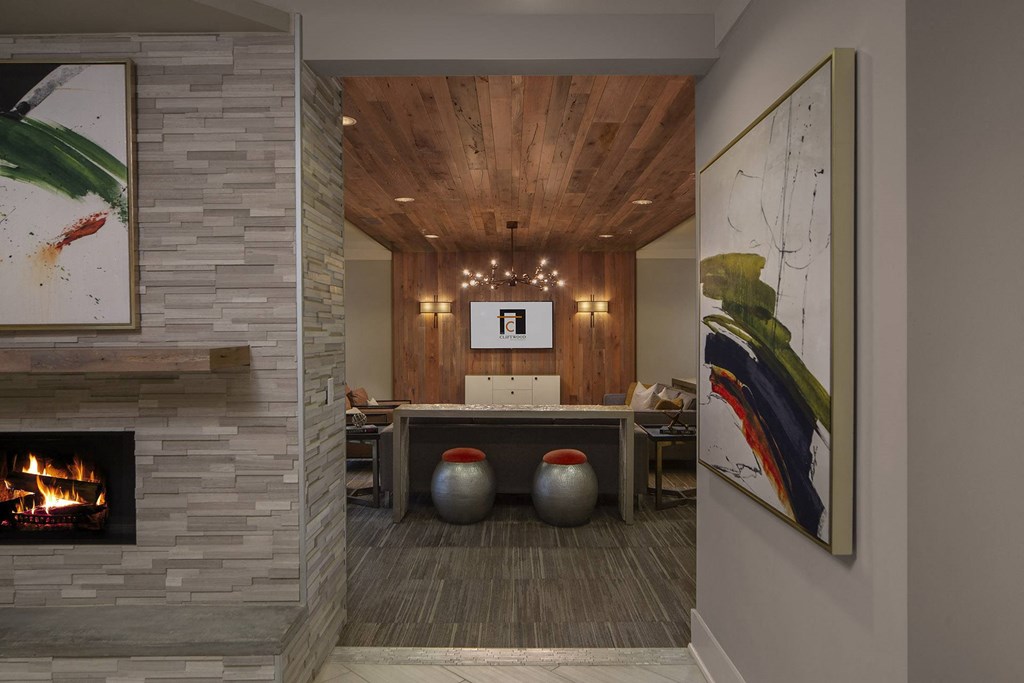 Media Lounge at The Cliftwood, Sandy Springs, GA