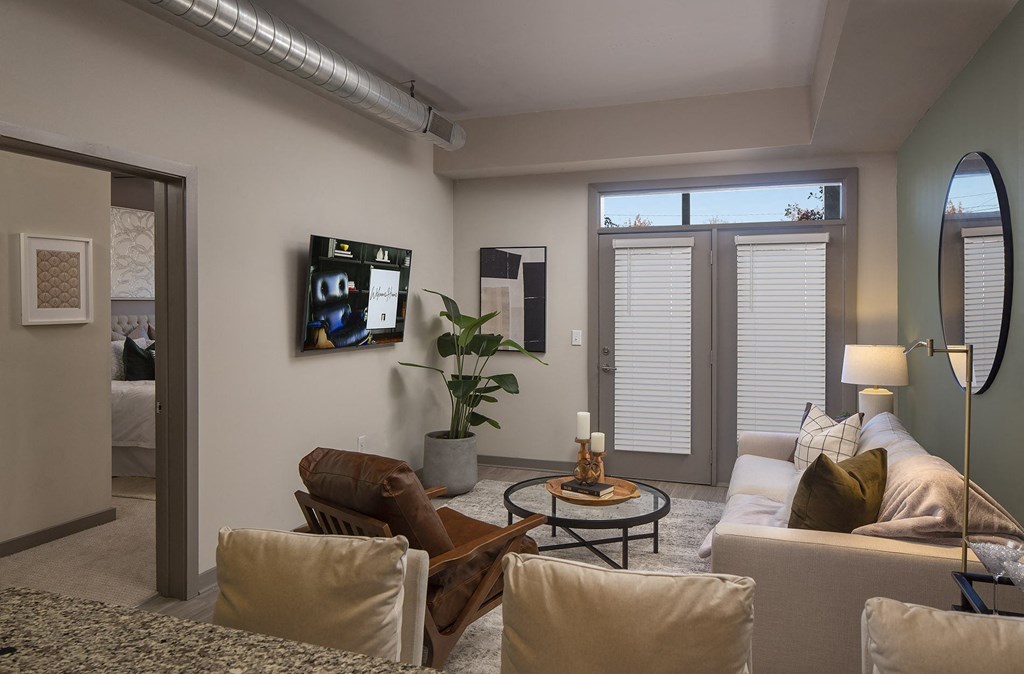 Modern Living Room at The Cliftwood, Sandy Springs, Georgia