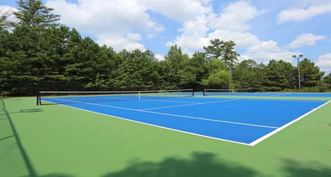 Updated tennis courts at The Columns at Hiram, Georgia 30141
