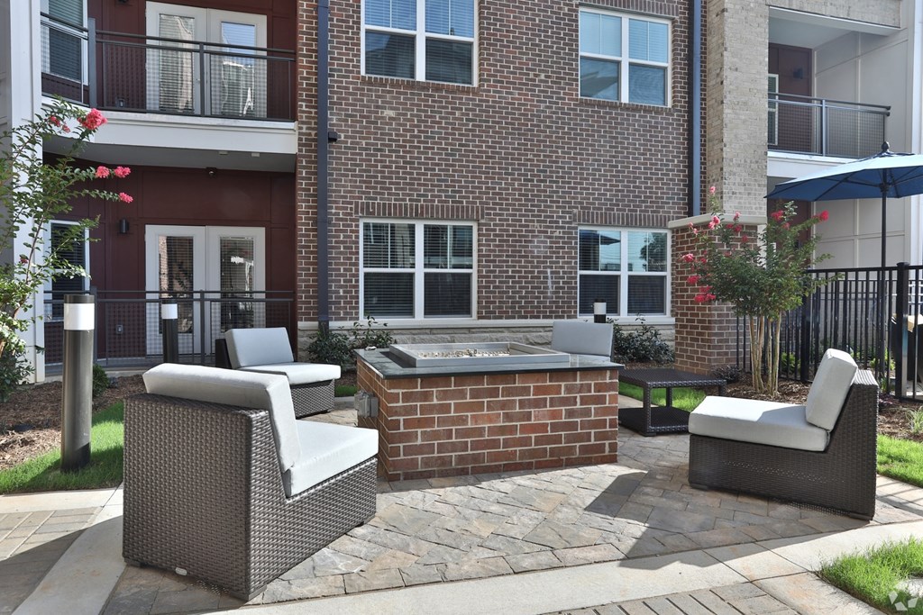 Fire pit Seating Area  at NorthPointe, Greenville, South Carolina