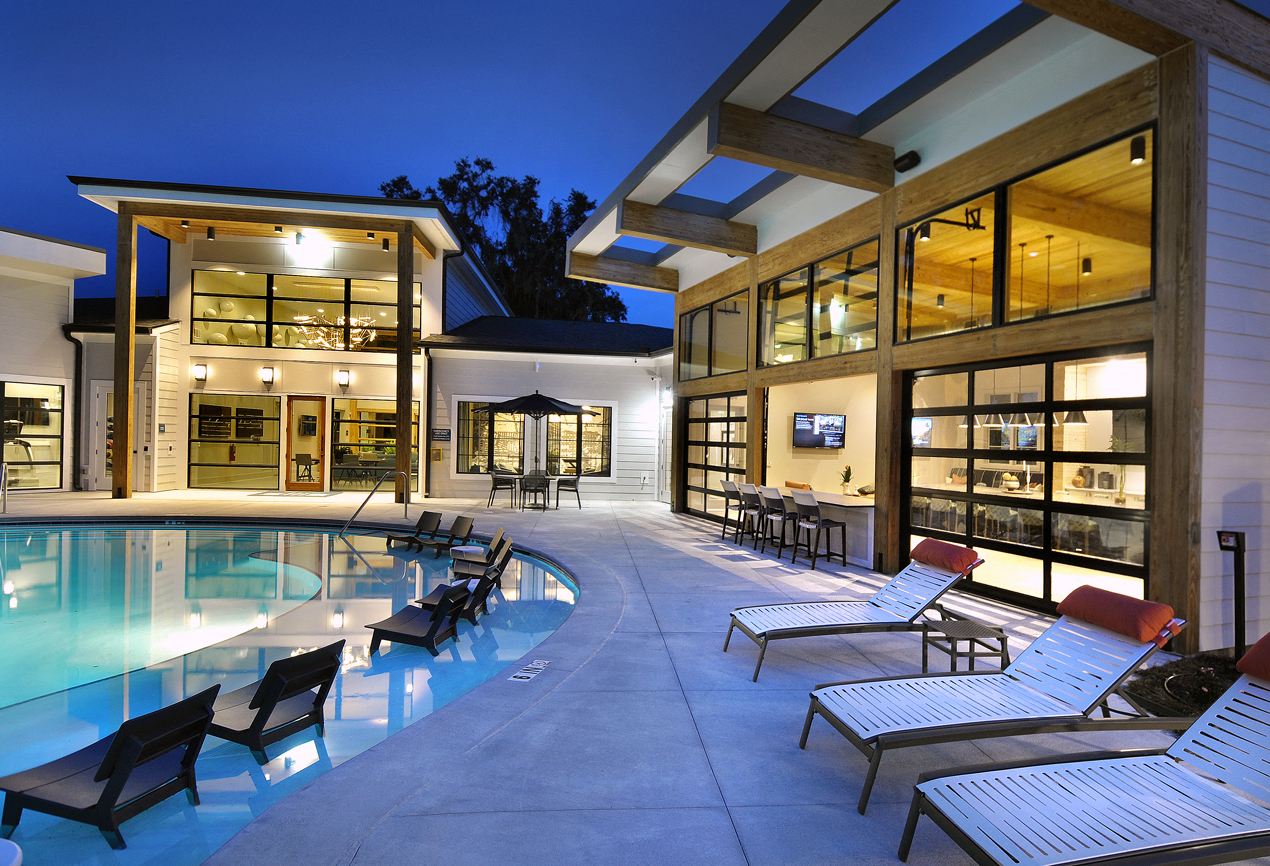 Lounging By The Pool at The Ellis, Georgia