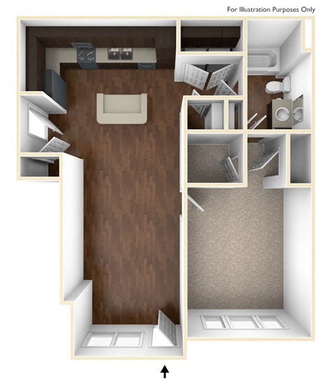 a floor plan image of the cortona in fairfax, va