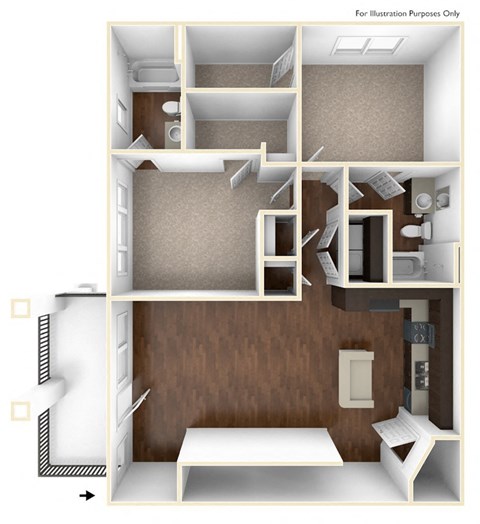 a floor plan image of the vineyards at hammock ridge apartments in clermont,