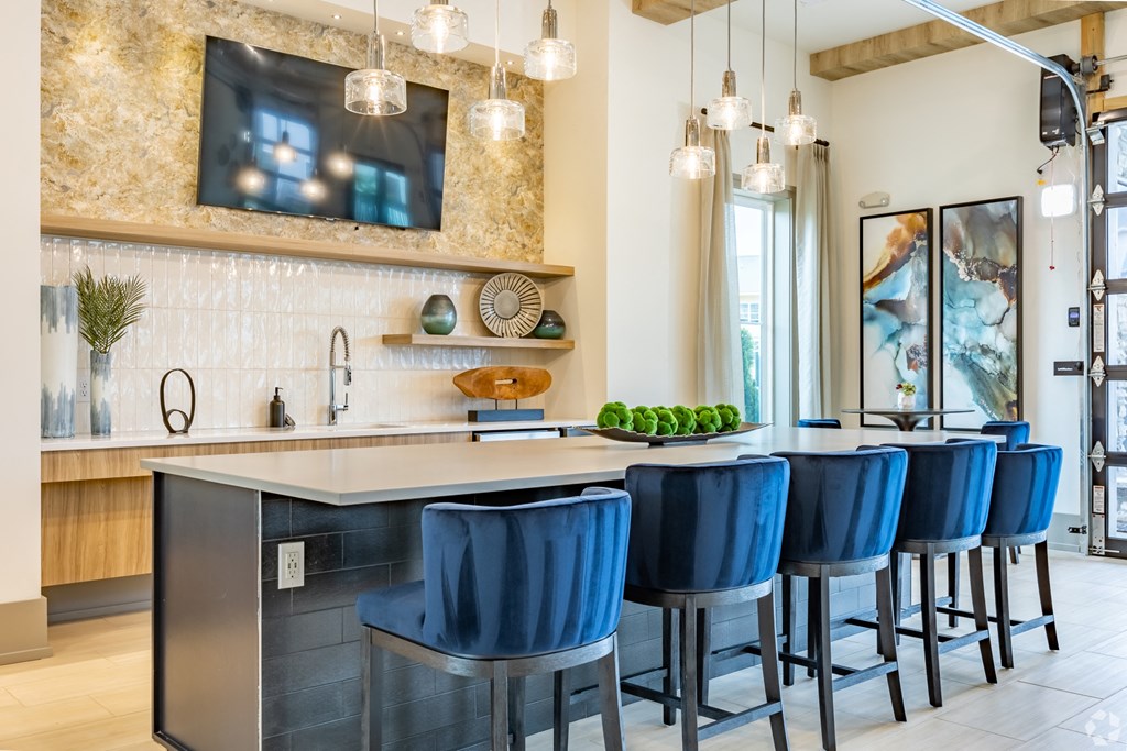 Clubhouse Bar at The Corwyn South Point, McDonough, GA