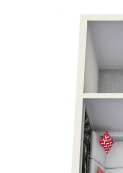 1 Bedroom 1 Bath 821 sqft A3 Floor Plan 1 Bedroom 1 Bath 821 sqft A3 Floor Plan at The Cliftwood, Sandy Springs, GA