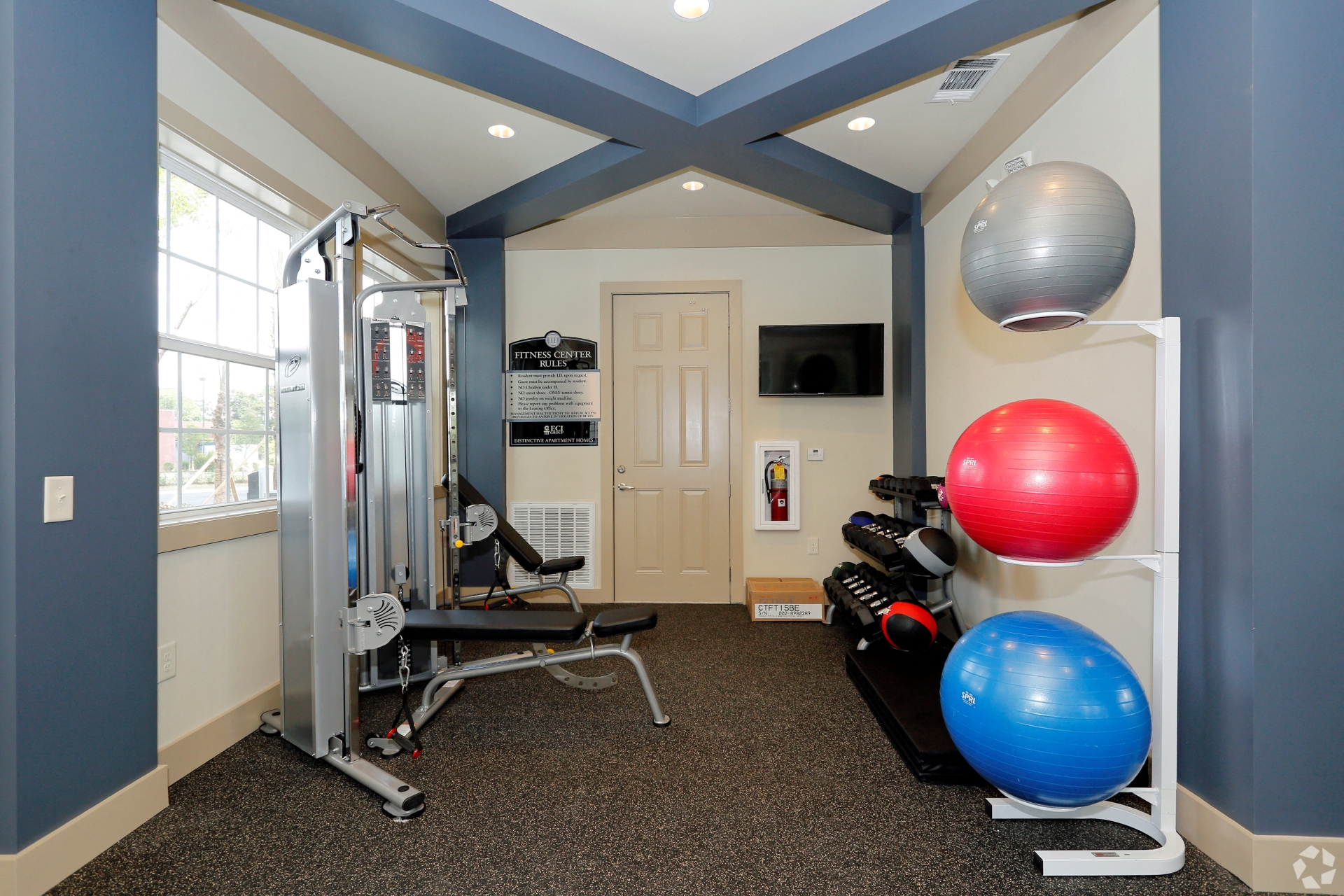 Strength training at The Columns at Coldbrook Station, Port Wentworth, Georgia