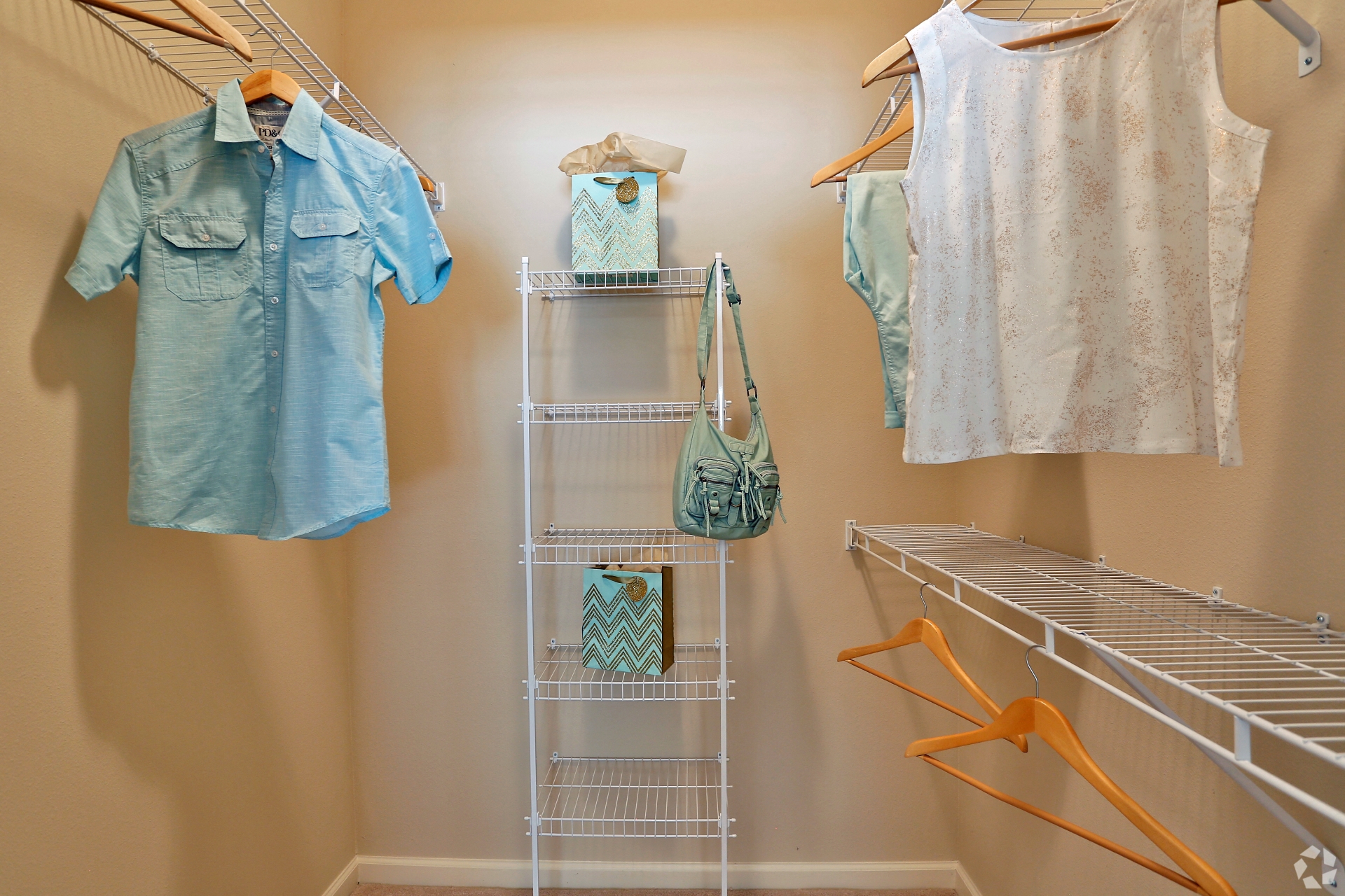 Spacious walk-in closet at The Columns at Coldbrook Station, Port Wentworth, GA