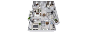 3A Floor Plan at The Corwyn South Point, McDonough
