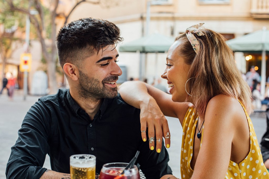 Couple Outdoor Dining at Waterline Bonita Springs, Bonita Springs, FL, 34135