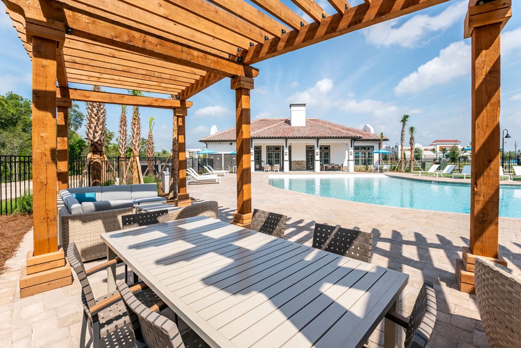 Swimming Pool and Sundeck, at Estero Parc, Estero, FL, 33928