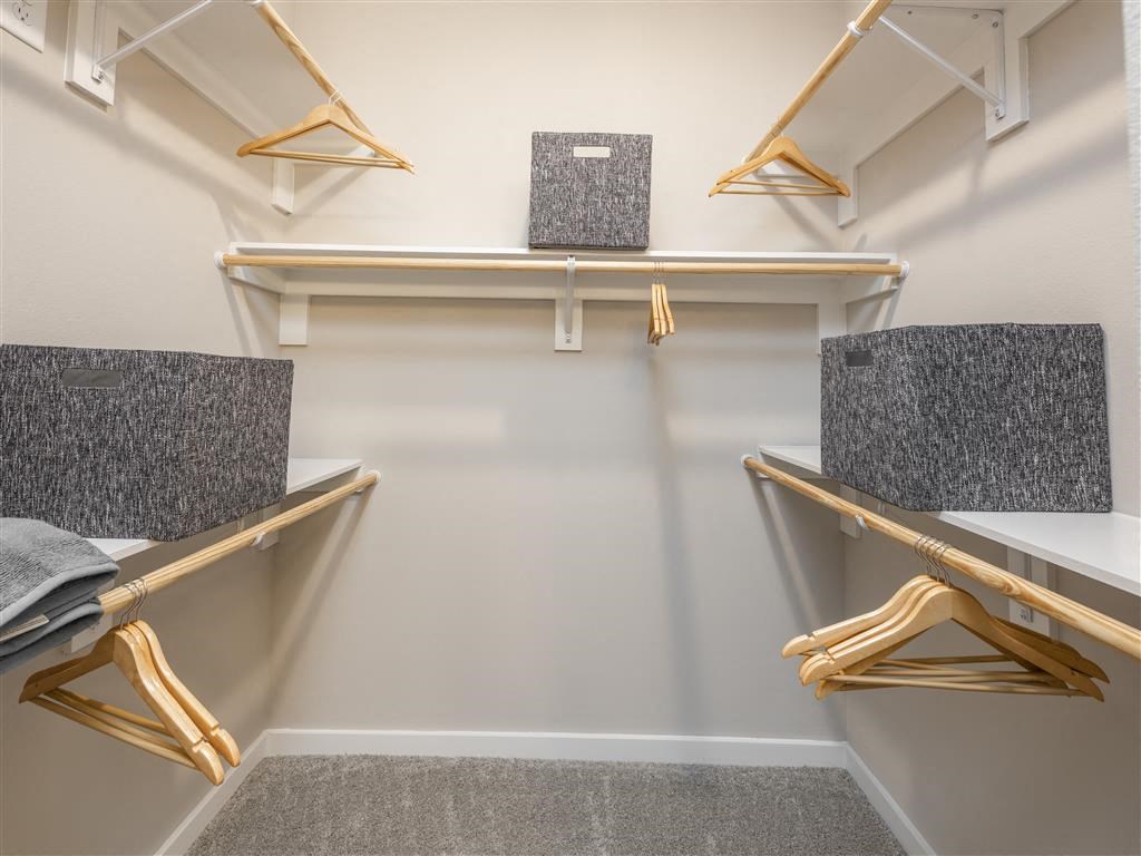 our apartments have a walk in closet with plenty of room to move around at Verso Apartments, Davenport, FL, 33896