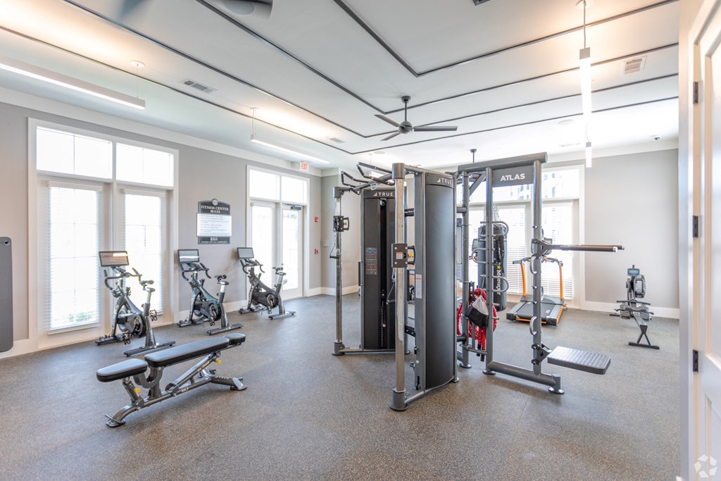 Spacious Fitness Center at The Columns on Main, Spring Hill, TN, 37174