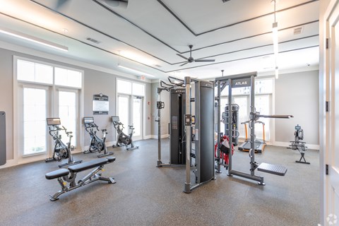 Spacious Fitness Center at The Columns on Main, Spring Hill, TN, 37174