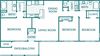 1461 sq.ft. 3 bedroom 2 bathroom floor plan 1461 sq.ft. 3 bedroom 2 bathroom floor plan at The Columns at Oakwood, Georgia, 30566